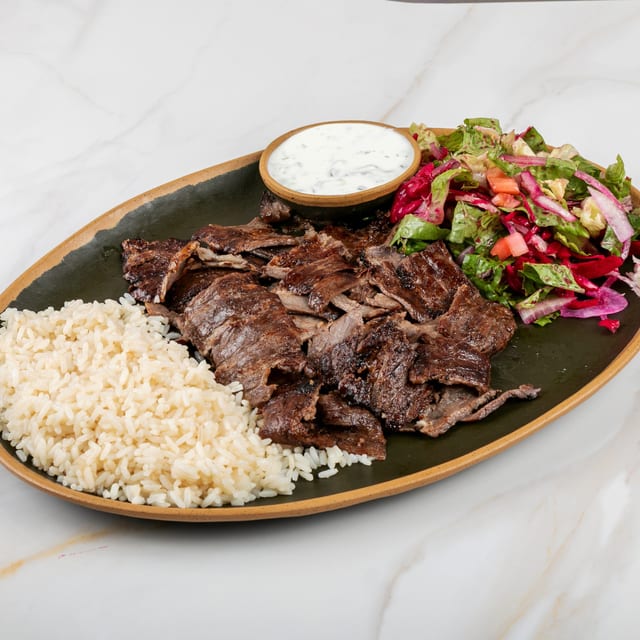 Beef Gyro Platter.