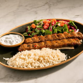 Adana Kebab Platter (Lamb)